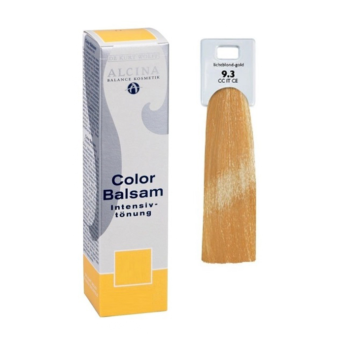 Уцінка! Тонувальна бальзам-фарба для волосся Alcina Balance Color Balsam 9.3 Light Blond Gold, 60 мл